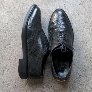 BURBERRY Wingtip Leather Brogues 39.5